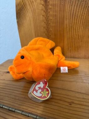 Ty Beanie Baby Orange Goldfish “Goldie” Plush 1994